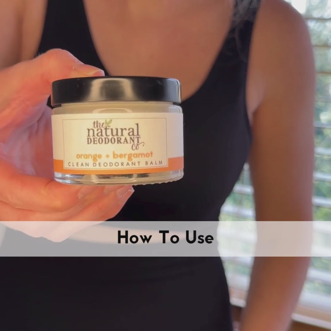 The Natural Deodorant Co Coconut + Shea Unscented Gentle Deodorant Cream 55g how to use