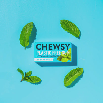 Peppermint Plant-based Plastic-free Gum 15g