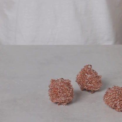 Copper Scourers Recyclable Pack of 3 60g