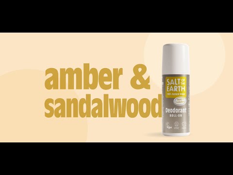 Amber and Sandalwood Roll - On Deodorant 75g - Salt Of the Earth - Deodorant - Eco Natural Products