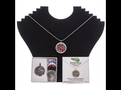 Aroma Necklace in Gift Tree Heart Style