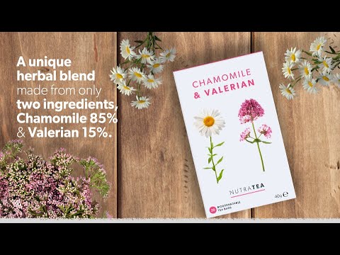 Nutratea Chamomile & Valerian Herbal Tea 20bags