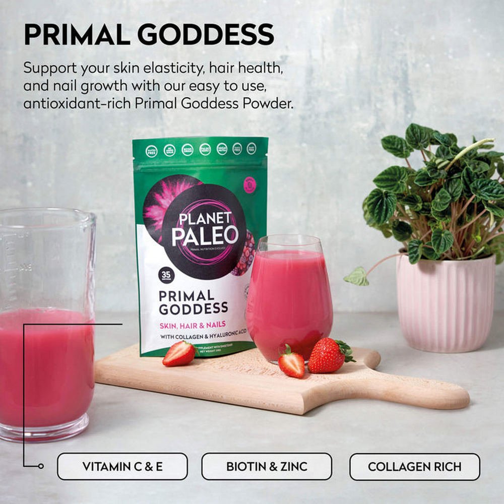 Primal Goddess Powder Berry 210g - Planet Paleo - Food Supplement - Eco Natural Products