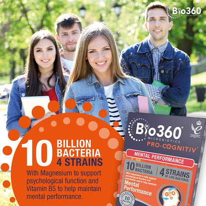 Pro - Cognitiv 10 Billion Bacteria Probiotics Mental Performance 60 Capsules - Natures Aid - Vitamins & Supplements - Eco Natural Products