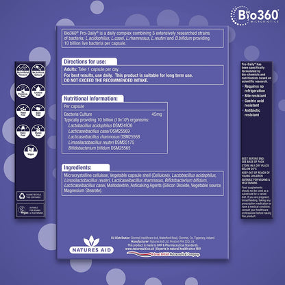 Pro - Daily 30 Capsules - Natures Aid - Vitamins & Supplements - Eco Natural Products