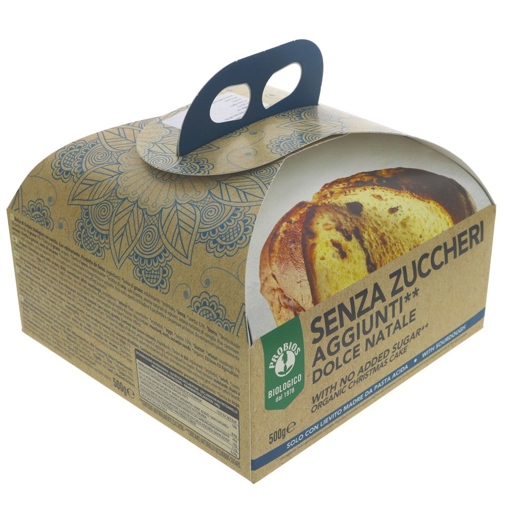 Organic with No Added Sugar Panettone 500g