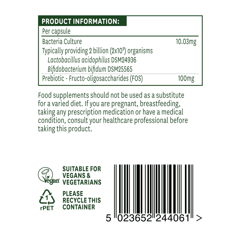 Probiotic Complex 60caps - Natures Aid - Supplement - Natures Aid