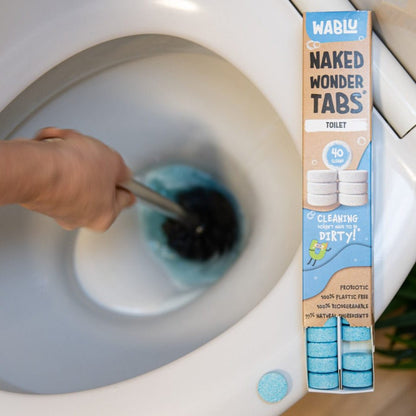 Probiotic Toilet Naked Wonder Tabs 40 Tablets - Wablu - Toilet Bowl Cleaners - Wablu