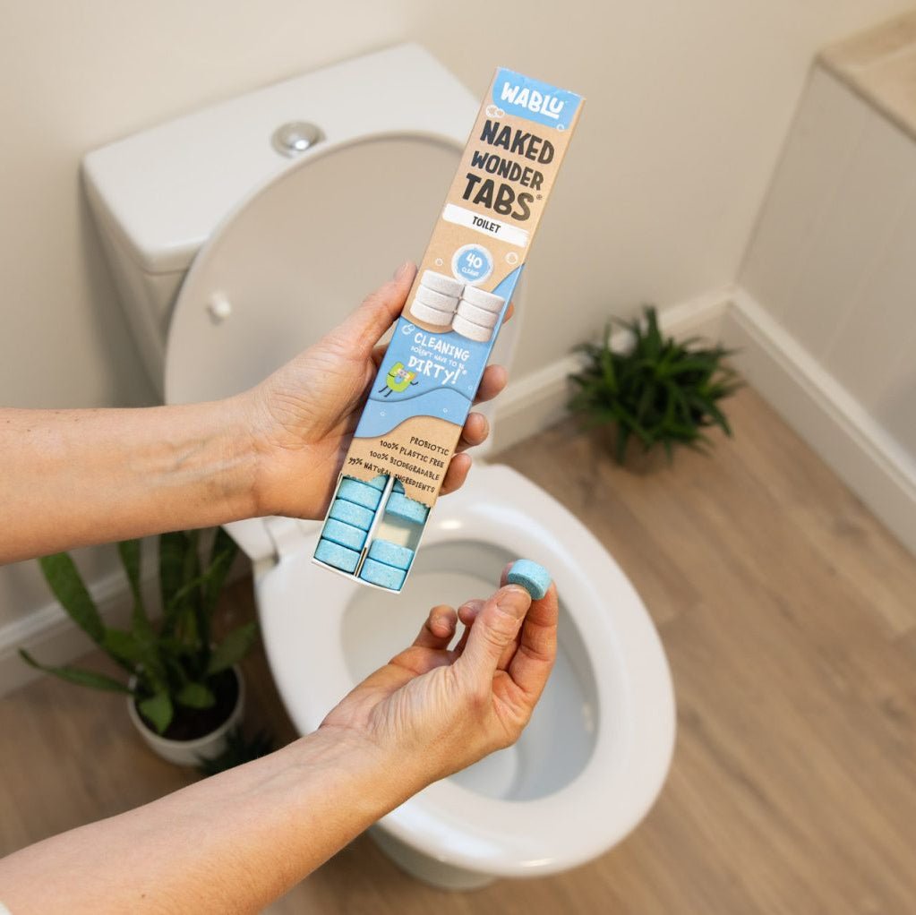 Probiotic Toilet Naked Wonder Tabs 40 Tablets - Wablu - Toilet Bowl Cleaners - Wablu