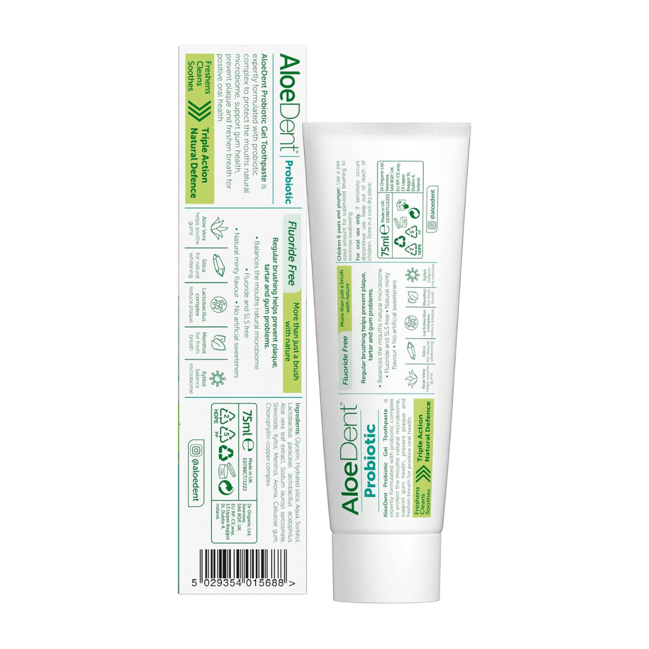 Probiotic Toothpaste 75ml - Aloe Dent - Toothpaste - Eco Natural Products