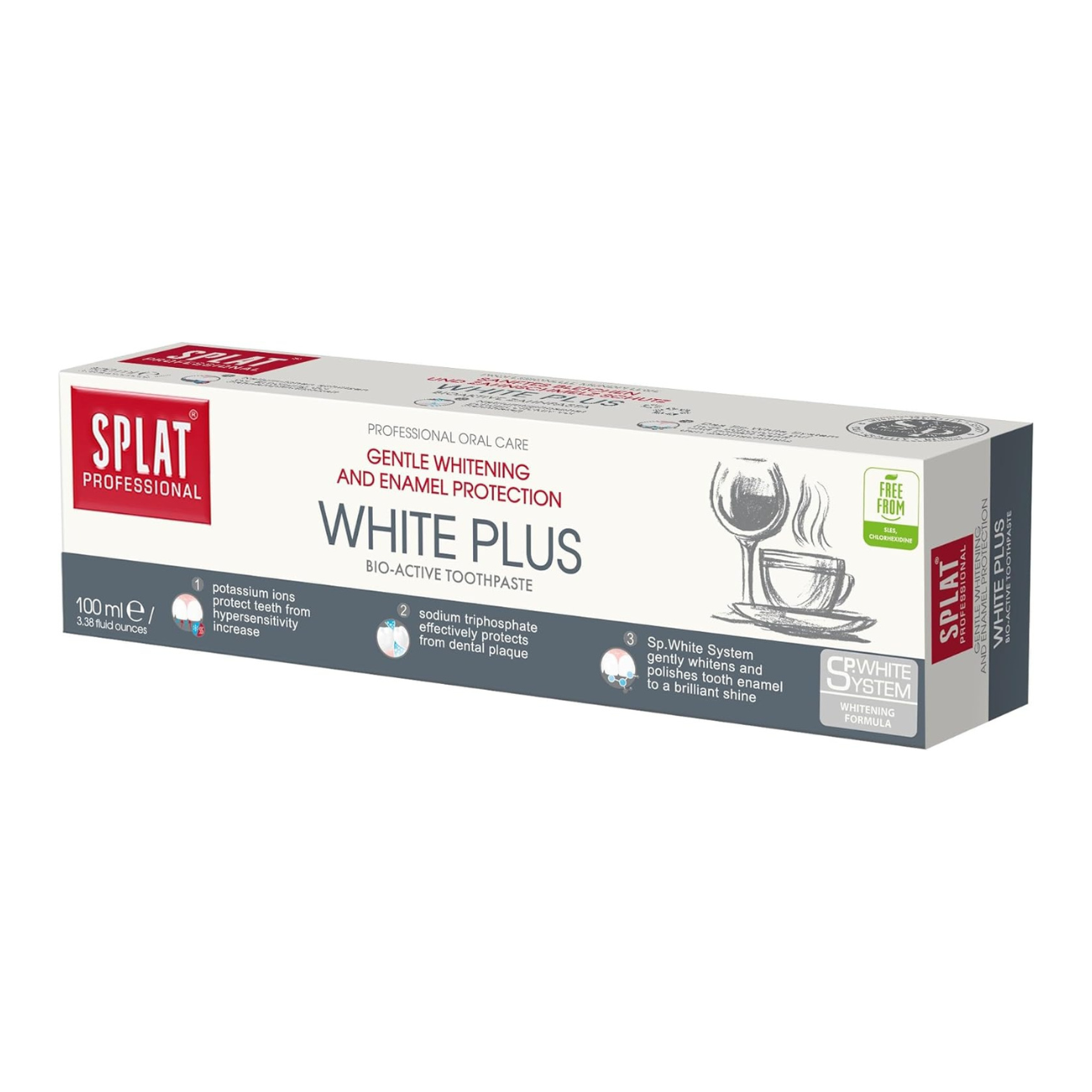 Professional White Plus Toothpaste 100ml