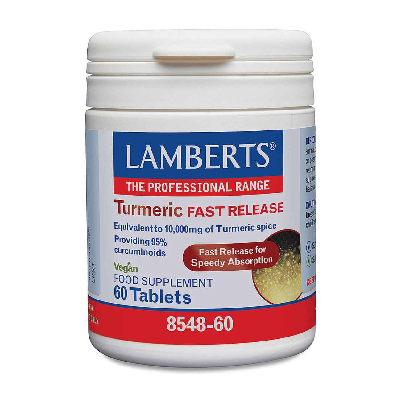 Turmeric Fast Release 60 Tablets