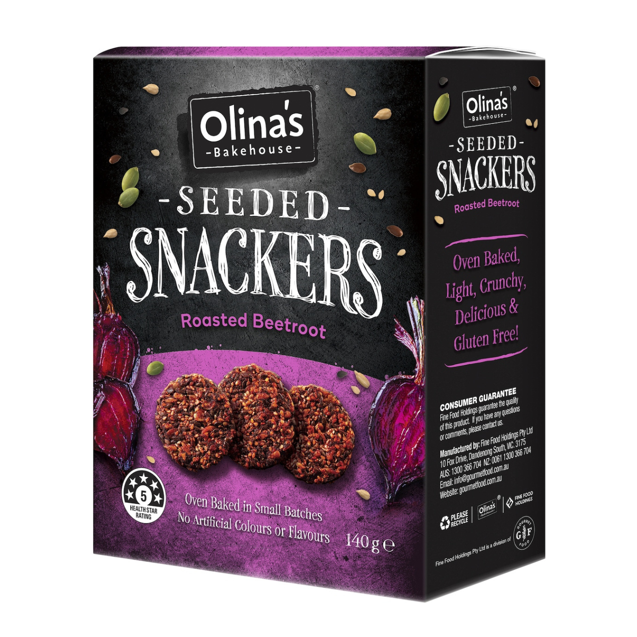 Seeded Snackers Roasted Beetroot 140g