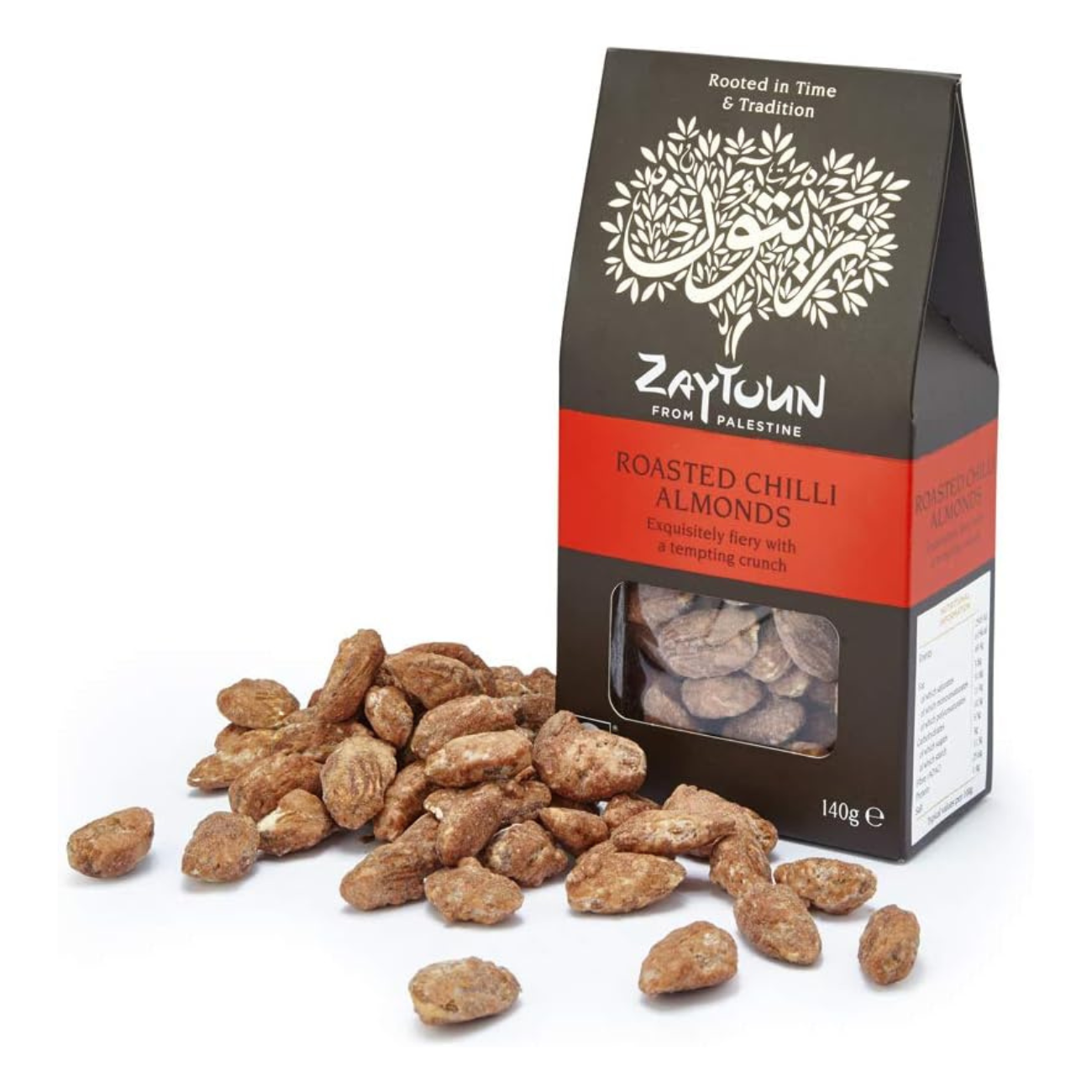 Fairtrade Roasted Chilli Almonds 140g