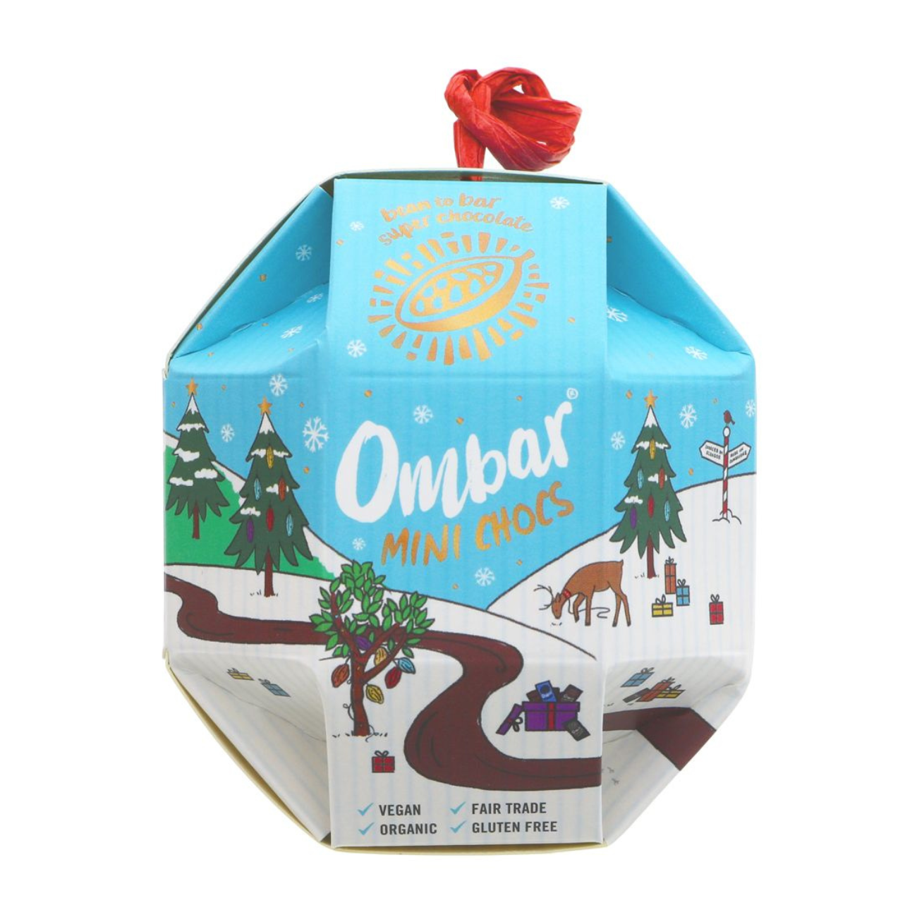 Organic Mini Chocolate Bauble 80g