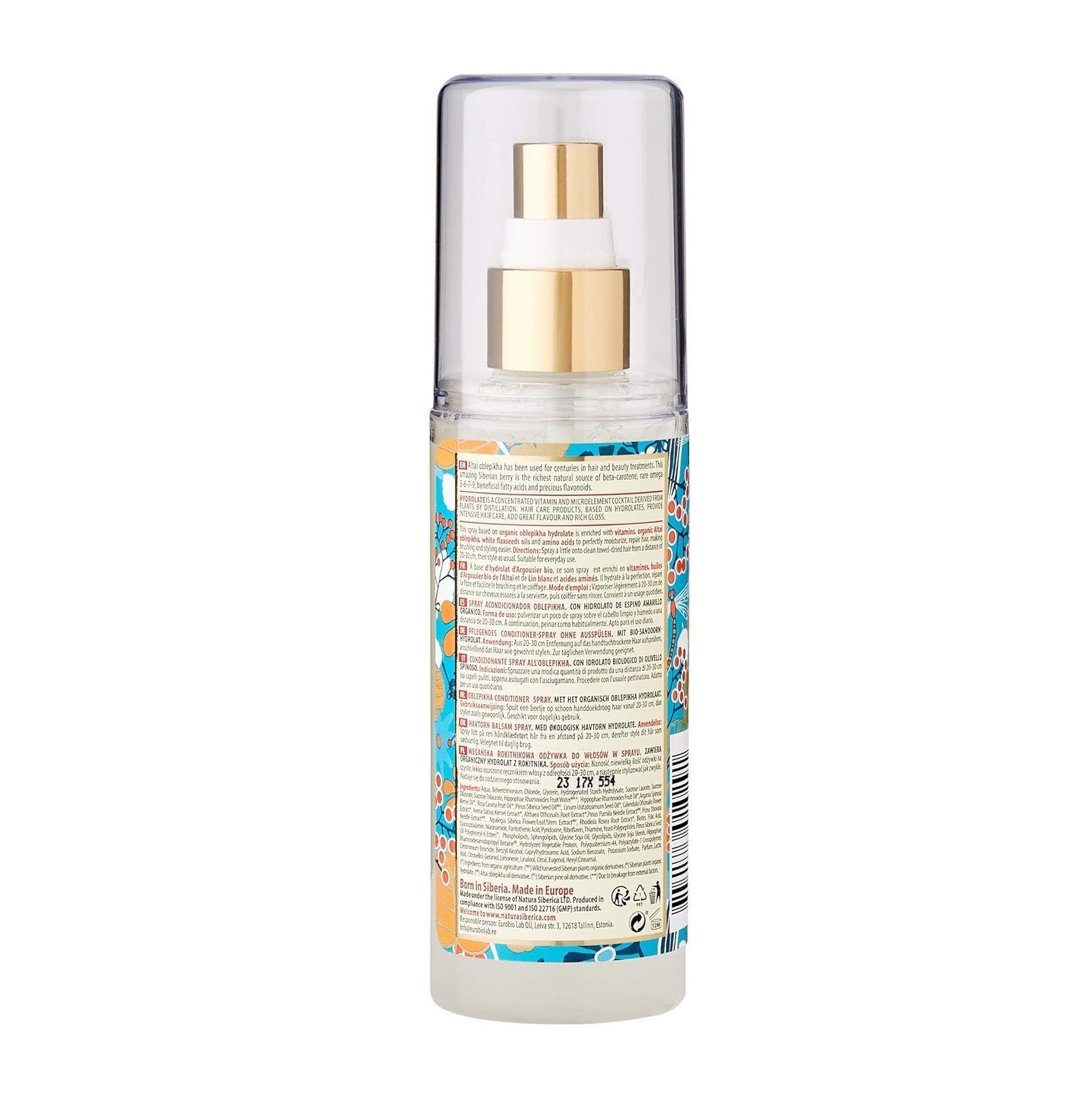 Professional Oblepikha Conditioning Spray Leave - in 125ml - Natura Siberica - Conditioners - Eco Natural Products