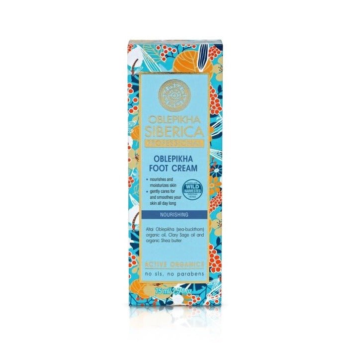 Professional Oblepikha Foot Cream Nourishing 75ml - Natura Siberica - Foot Cream - Eco Natural Products