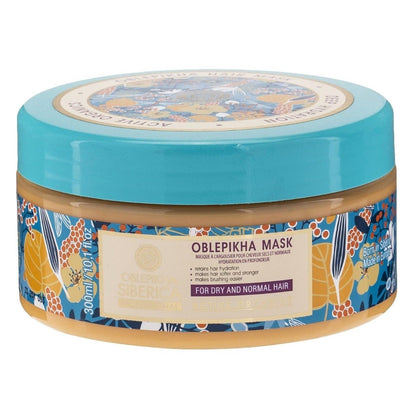 Professional Oblepikha Mask Dry/Normal Hair 300ml - Natura Siberica - Deep Conditioning - Eco Natural Products