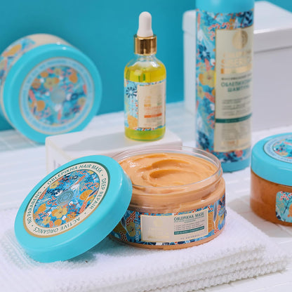 Professional Oblepikha Mask for Severely Damaged Hair 300ml - Natura Siberica - Deep Conditioning - Eco Natural Products