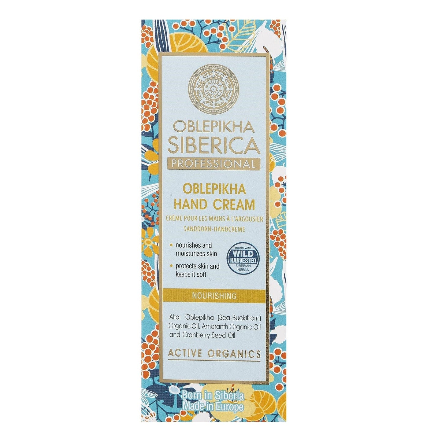 Professional Oblepikha Nourishing Hand Cream 75ml - Natura Siberica - Hand Cream - Eco Natural Products