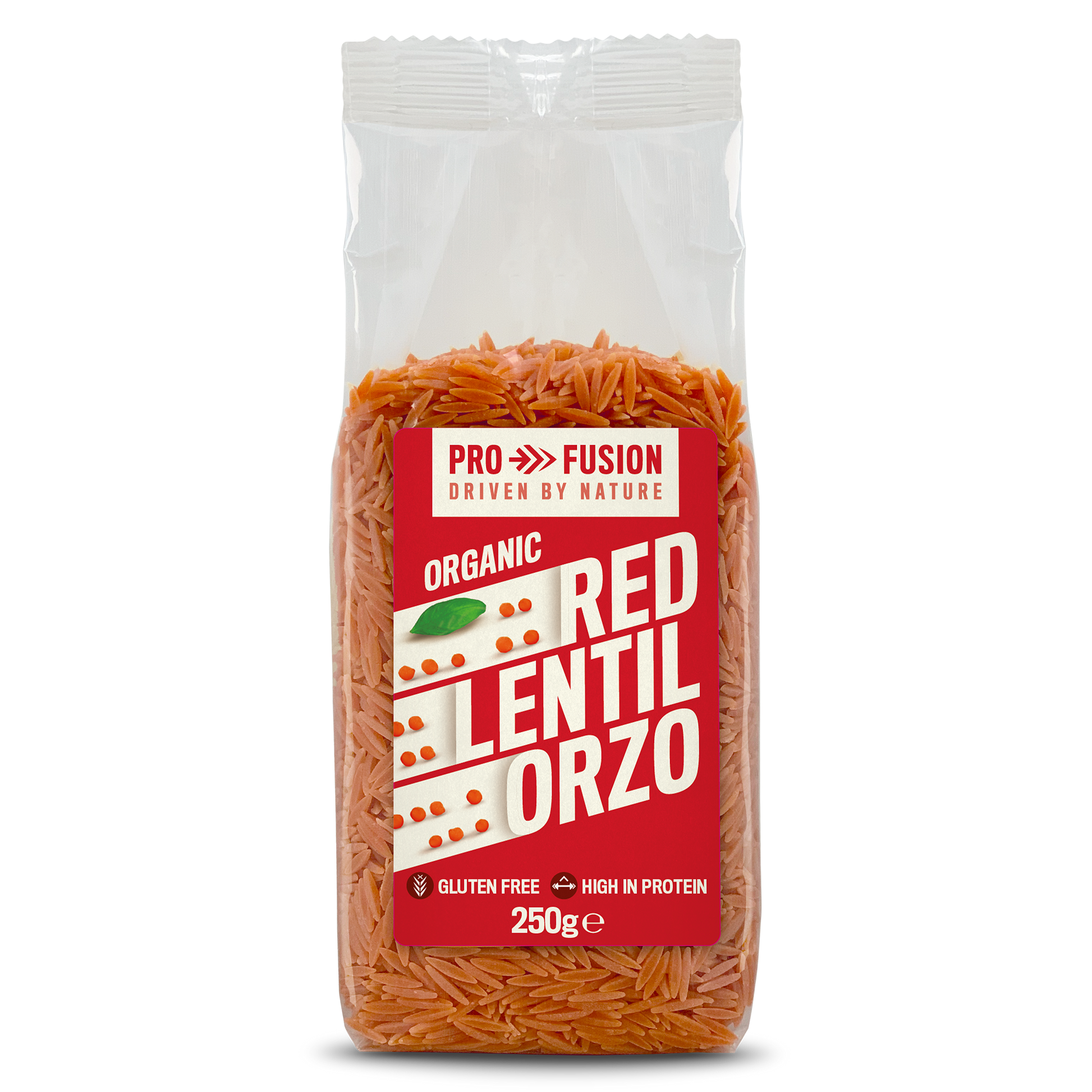 Organic Red Lentil Orzo 250g - Profusion - Pasta - Eco Natural Products
