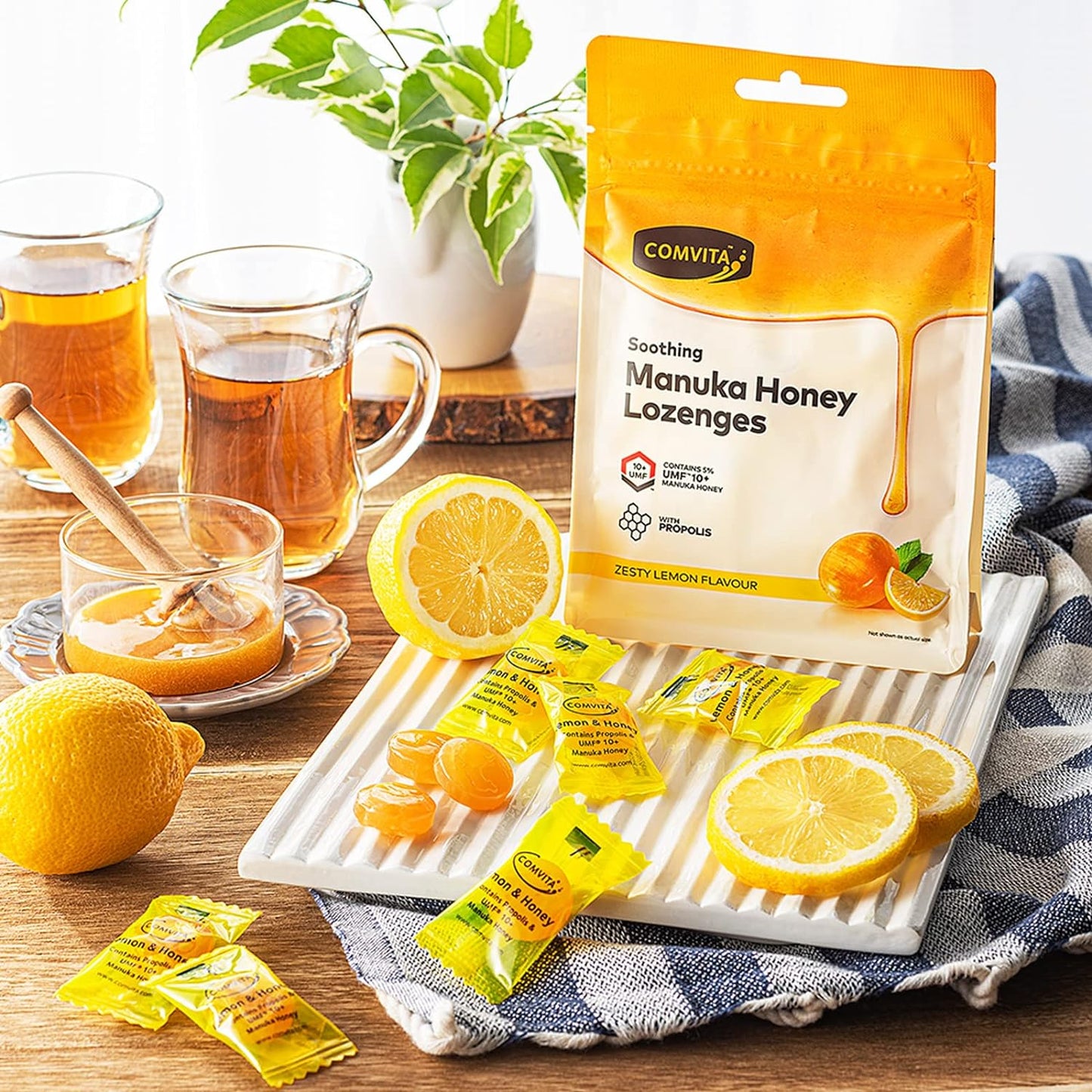 Propolis Lozenges Lemon & Honey - Comvita - Lozenges - Eco Natural Products