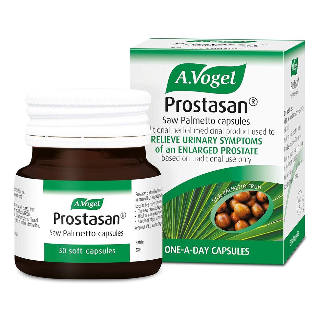Prostasan Saw Palmetto Capsules 30's - A. Vogel - Herbal Supplement - Eco Natural Products