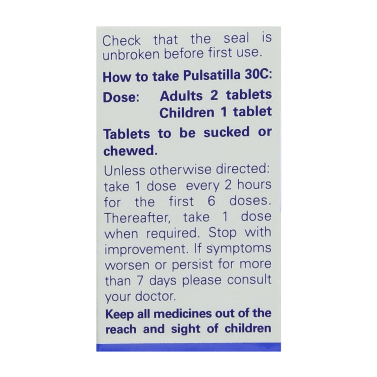 Pulsatilla 30C 125 Tabs - Weleda - Herbal Supplements - Eco Natural Products