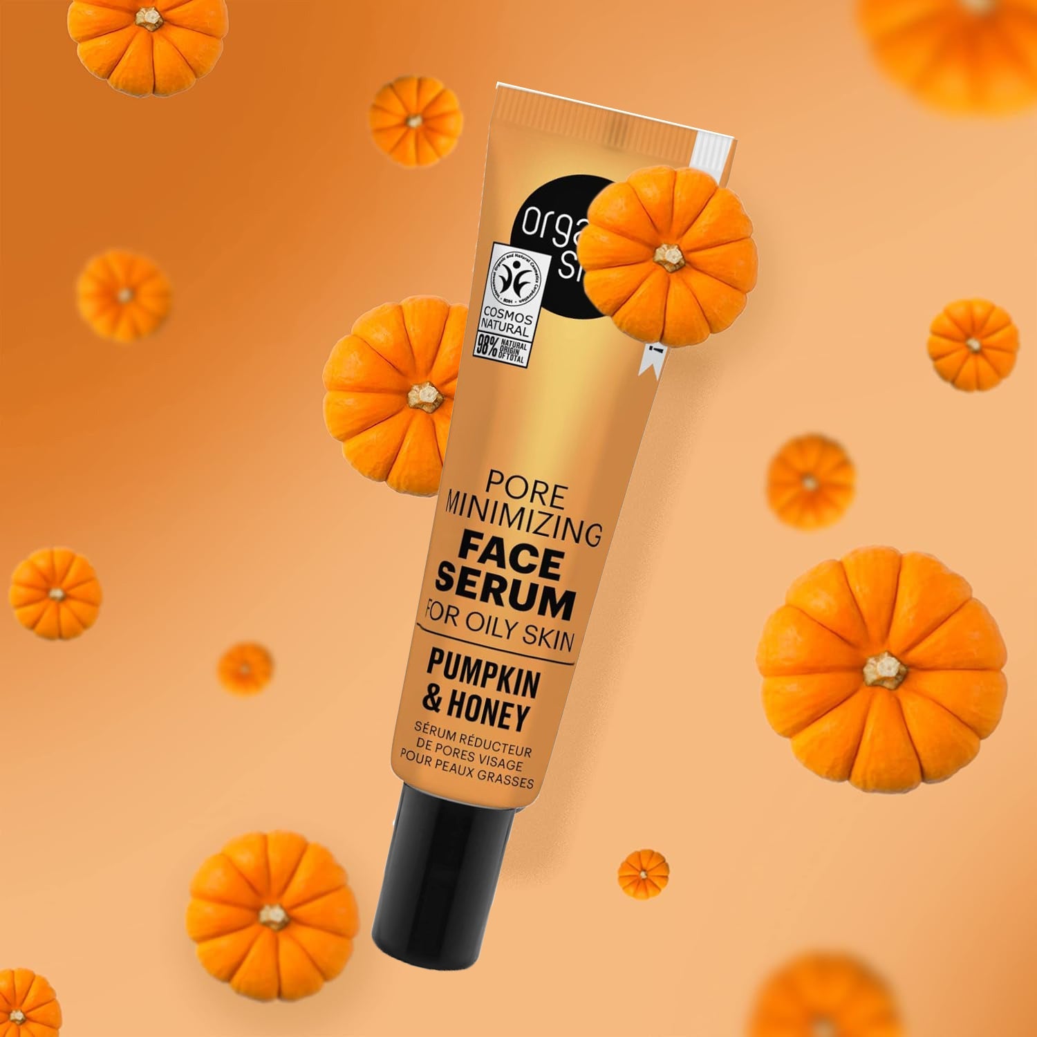 Pumpkin and Honey Pore Minimizing Face Serum for Oily Skin 30ml - Organic Shop - Face Serum - Eco Natural Products