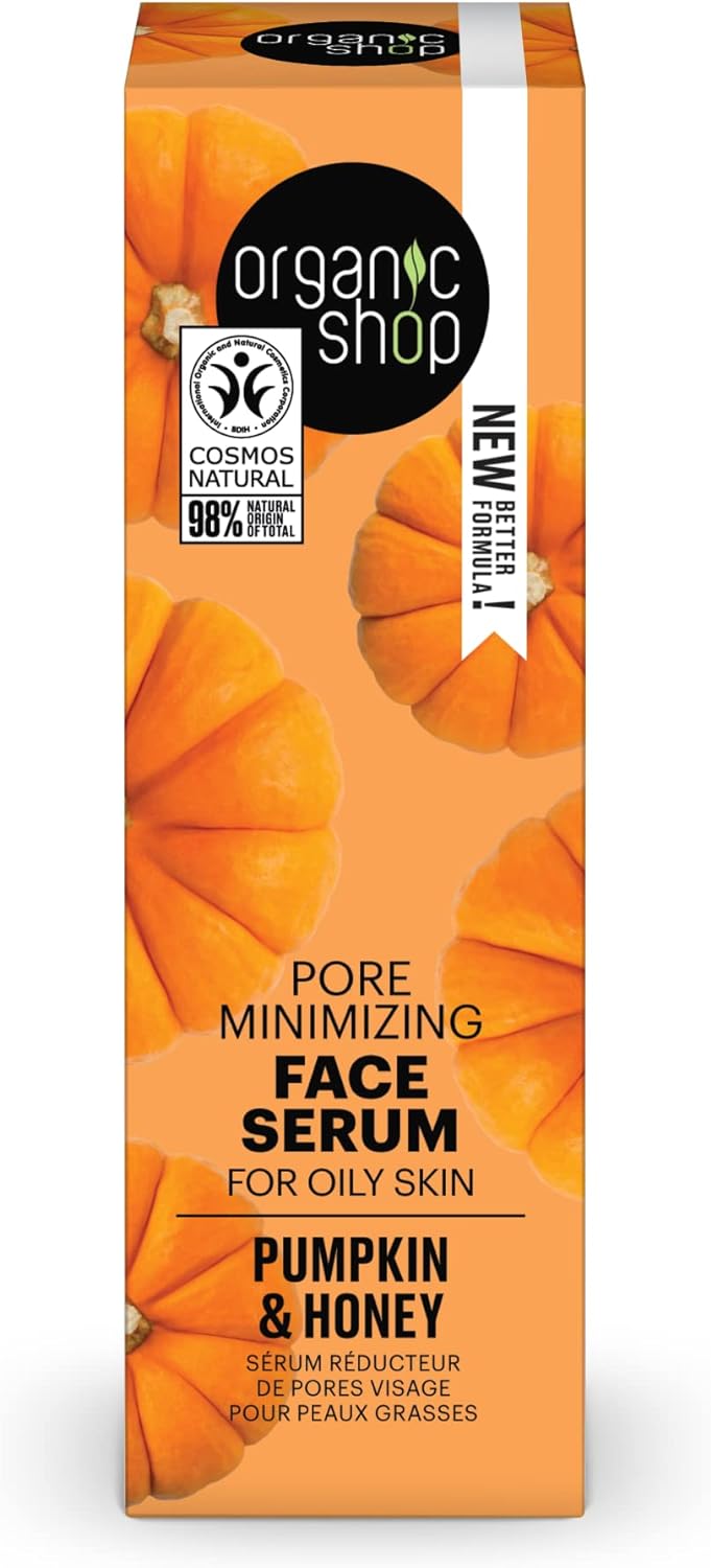 Pumpkin and Honey Pore Minimizing Face Serum for Oily Skin 30ml - Organic Shop - Face Serum - Eco Natural Products