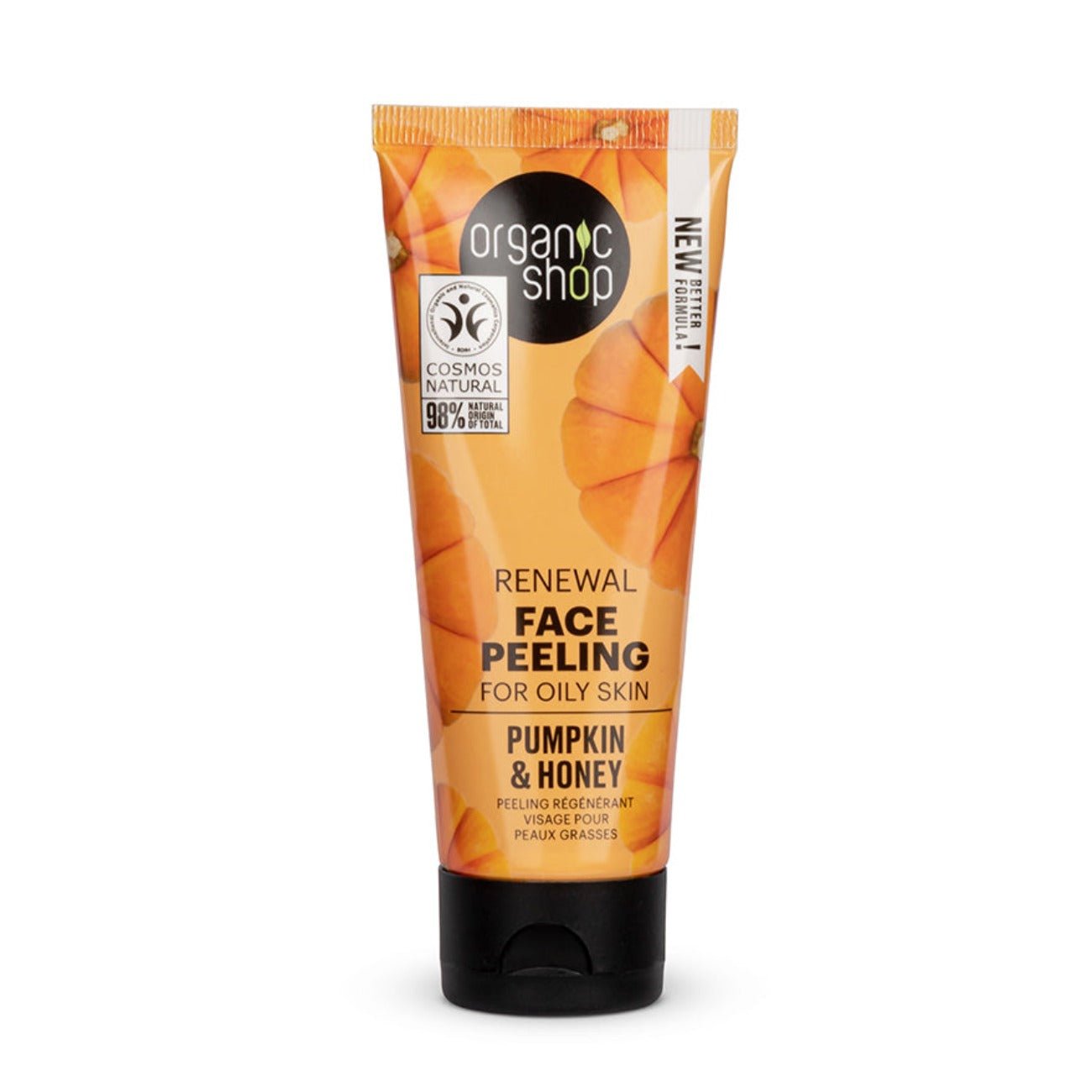 Pumpkin and Honey Renewal Face Peeling for Oily Skin 75 ml - Organic Shop - Face Peeling - Eco Natural Products