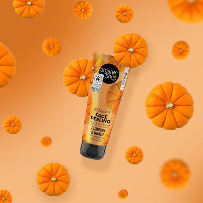 Pumpkin and Honey Renewal Face Peeling for Oily Skin 75 ml - Organic Shop - Face Peeling - Eco Natural Products