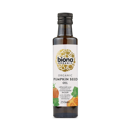 Pumpkin Seed Oil 250ml - Biona - Condiments & Sauces - Eco Natural Products