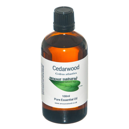 Pure Cedarwood Essential Oil 100ml - Amour Natural - Eco Natural Products