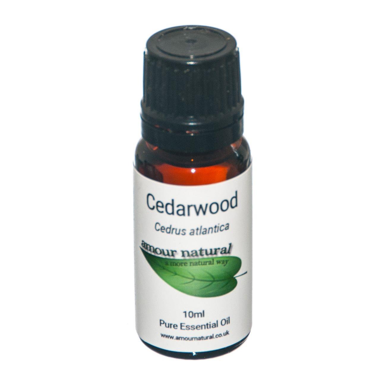 Pure Cedarwood Essential Oil 10ml - Amour Natural - Eco Natural Products