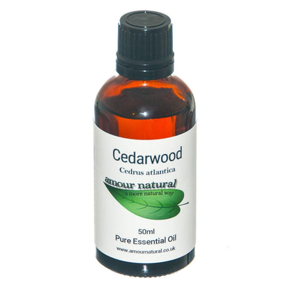 Pure Cedarwood Essential Oil 50ml - Amour Natural - Eco Natural Products