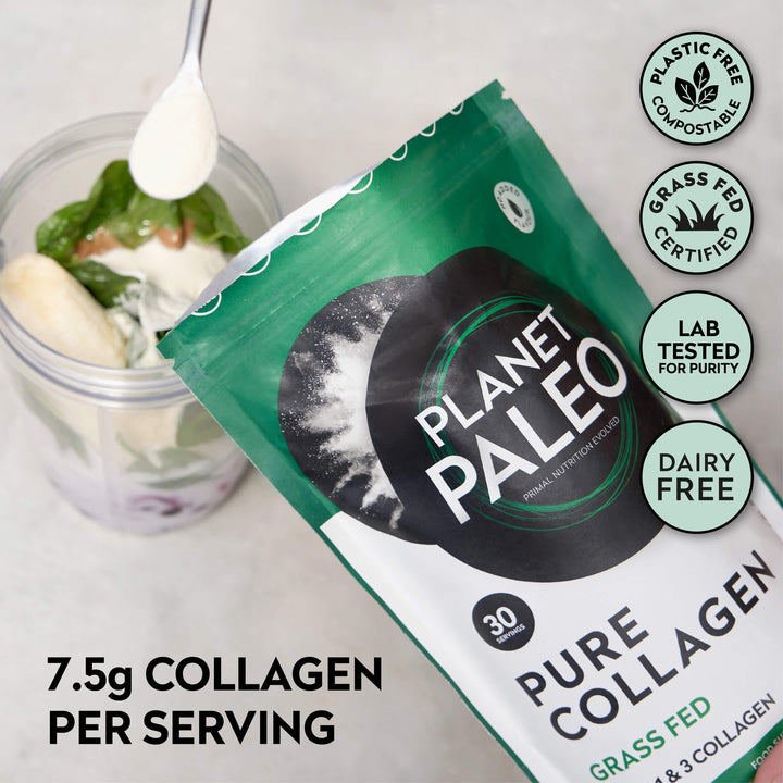 Pure Collagen Powder 225g - Planet Paleo - Food Supplement - Eco Natural Products