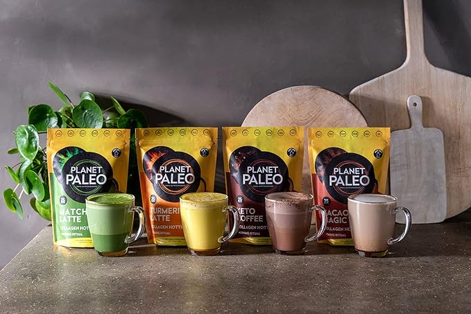 Pure Collagen Turmeric Latte 260g - Planet Paleo - Food Supplement - Eco Natural Products