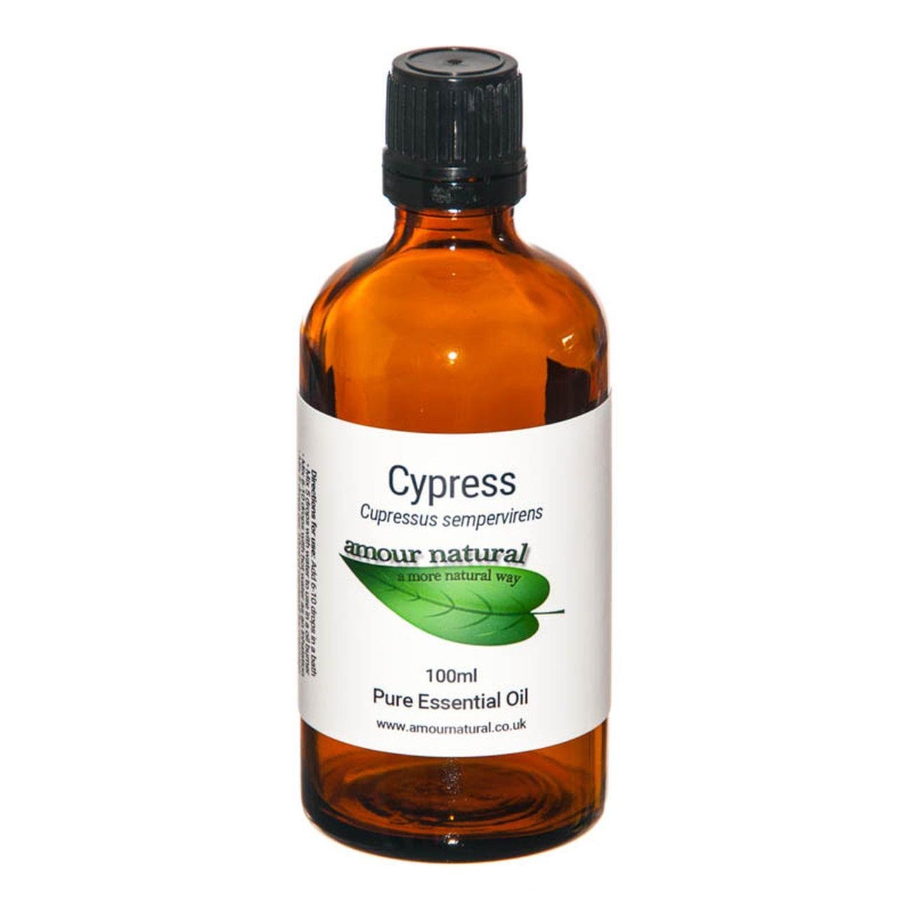 Pure Cypress Essential Oil 100ml - Amour Natural - Eco Natural Products