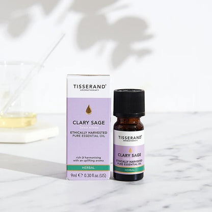 Pure Essential Ethically Harvested Oil Clary Sage 9ml - Tisserand - Essential Oil - Eco Natural Products