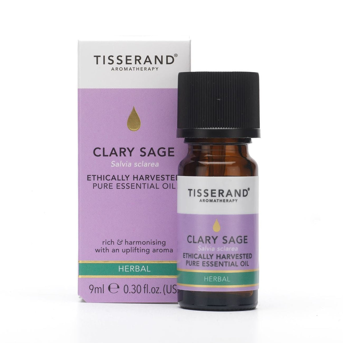 Pure Essential Ethically Harvested Oil Clary Sage 9ml - Tisserand - Essential Oil - Eco Natural Products