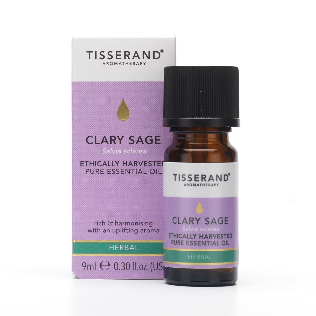 Pure Essential Ethically Harvested Oil Clary Sage 9ml - Tisserand - Essential Oil - Eco Natural Products