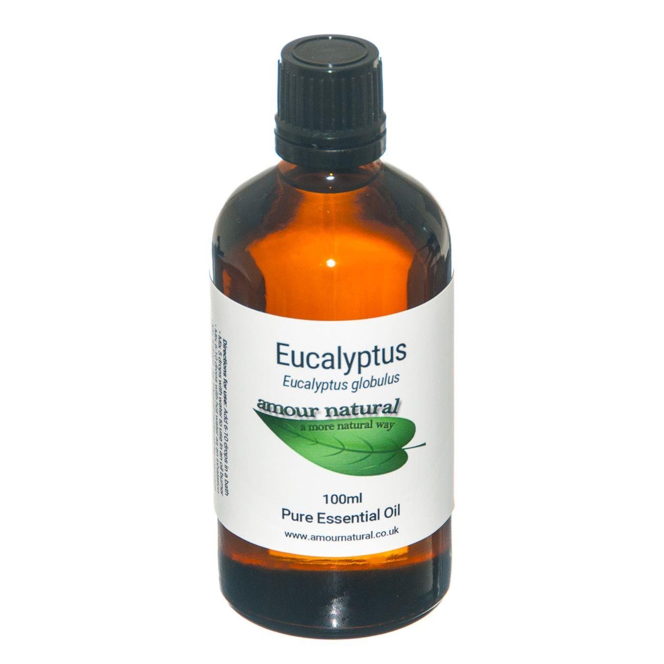 Pure Eucalyptus Essential Oil 100ml - Amour Natural - Eco Natural Products