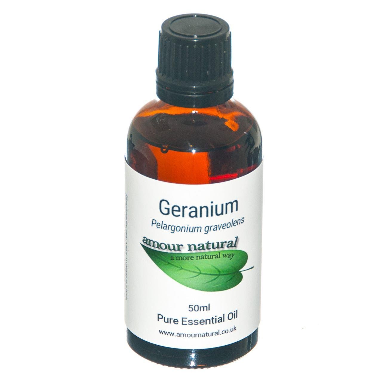 Pure Geranium Essential Oil 50ml - Amour Natural - Eco Natural Products