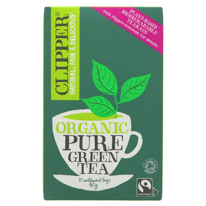 Pure Green Tea 20 Bags - Clipper - Tea - Eco Natural Products