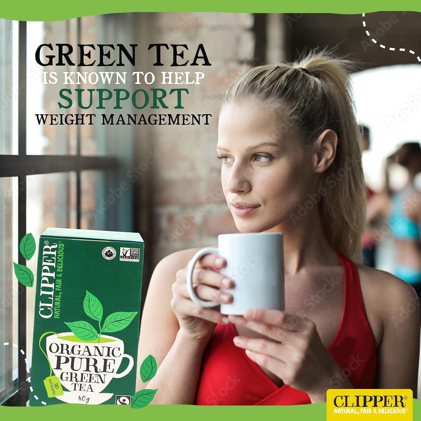 Pure Green Tea 20 Bags - Clipper - Tea - Eco Natural Products