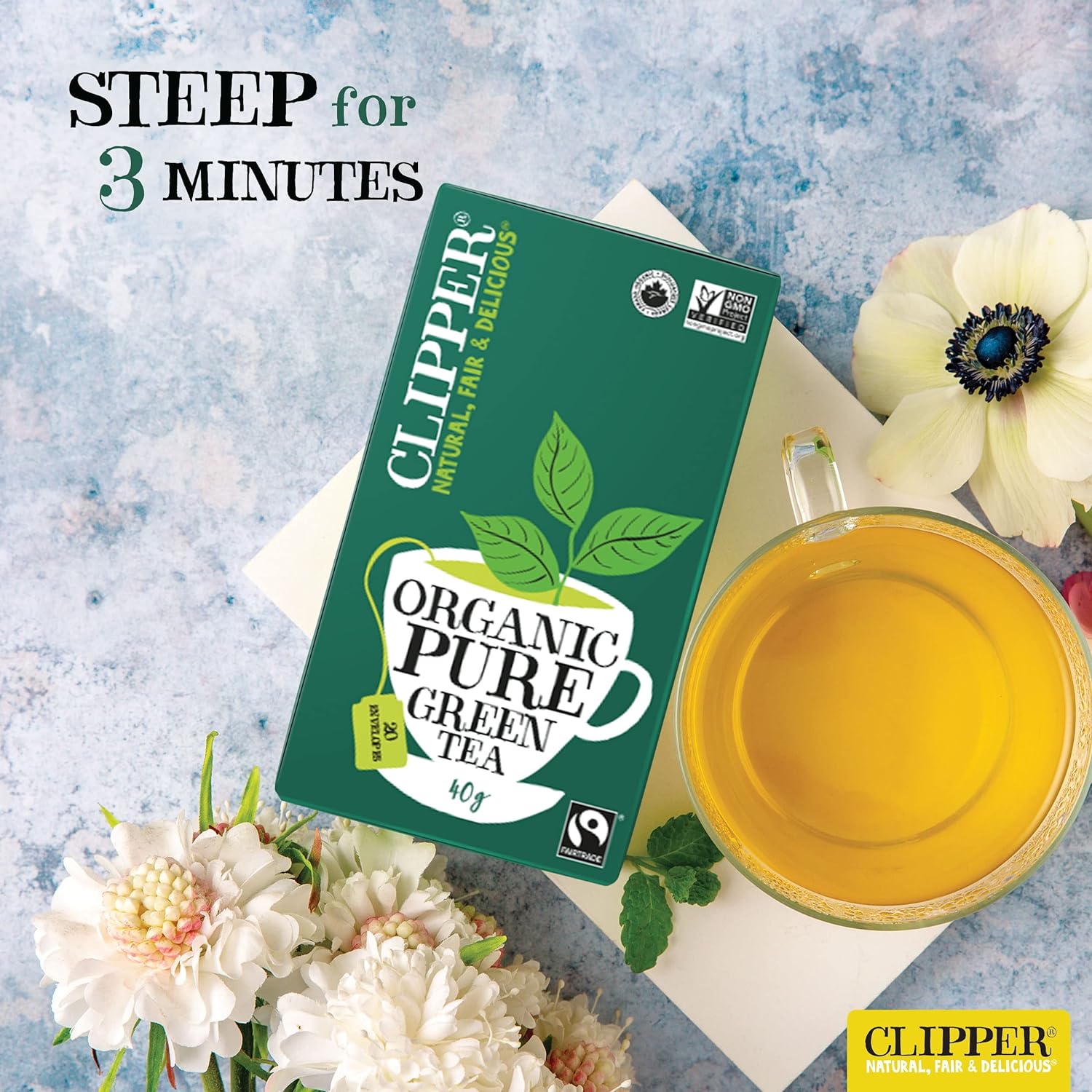 Pure Green Tea 20 Bags - Clipper - Tea - Eco Natural Products