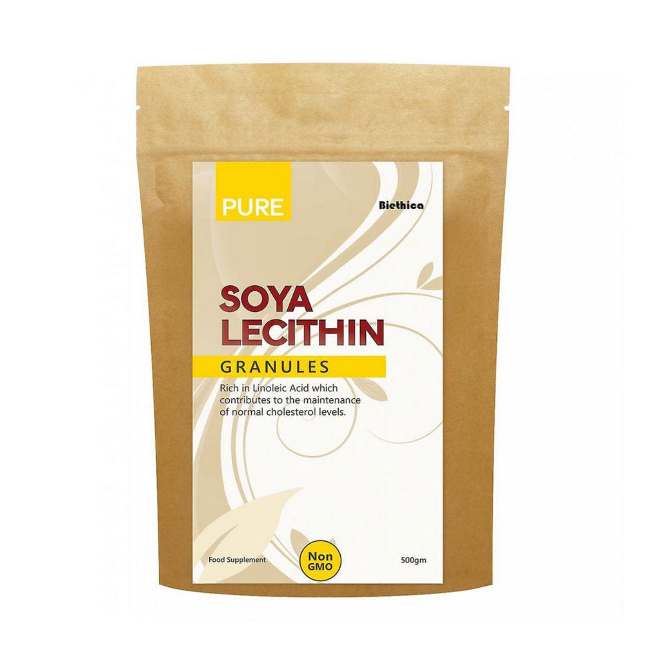 Pure Soya Lecithin Granules 500g [BLACK FRIDAY] - Eco Natural Products - Biethica - Botanical & Food Supplements