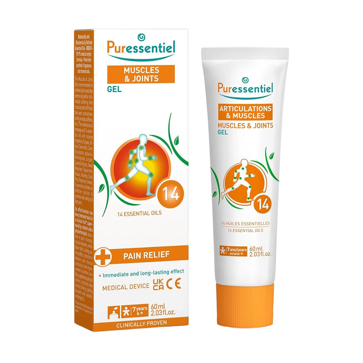 Puressentiel Muscles & Joints Natural Gel 60ml - Puressentiel - gel - Eco Natural Products