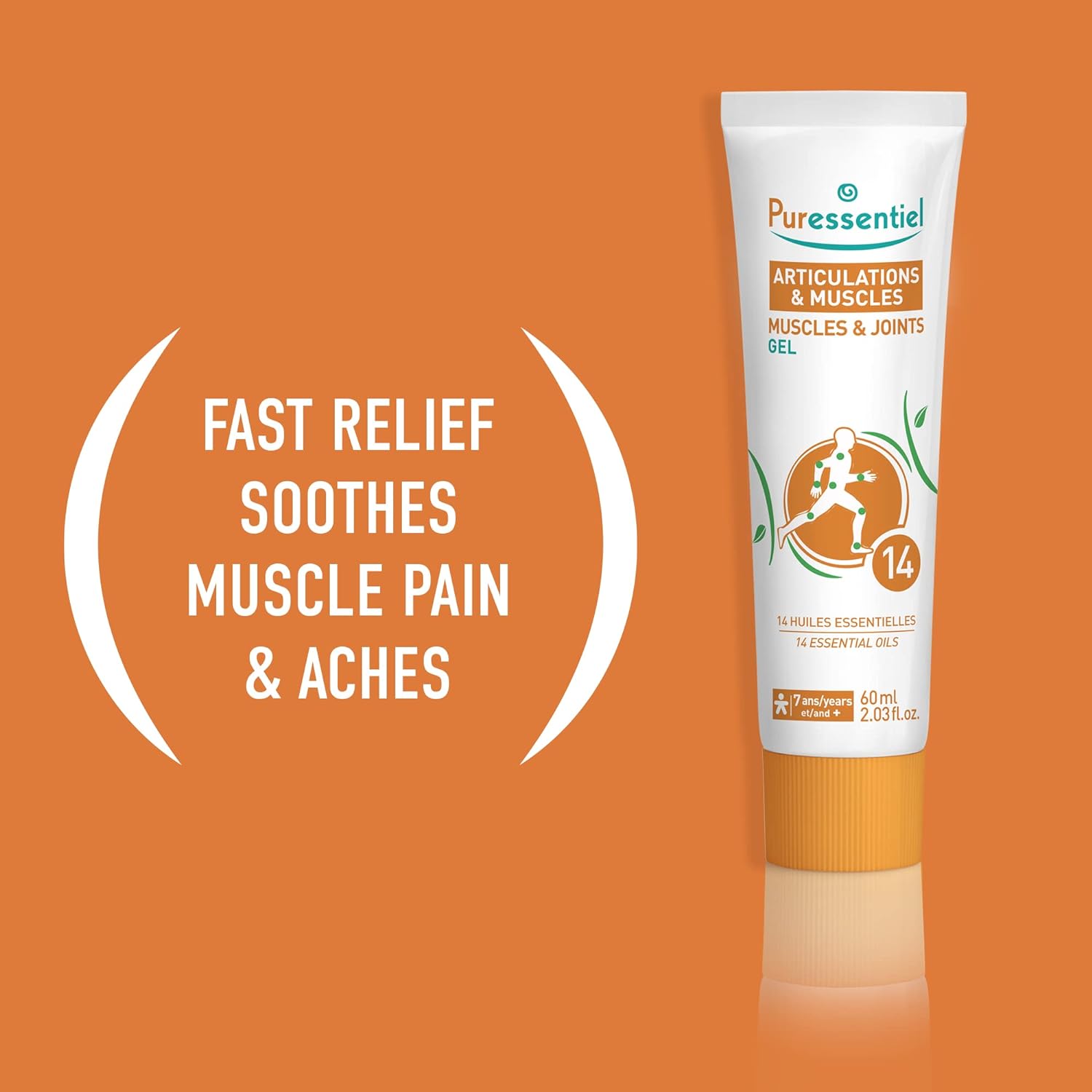 Puressentiel Muscles & Joints Natural Gel 60ml - Puressentiel - gel - Eco Natural Products